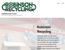 Tablet Screenshot of cedarcityrecycling.com